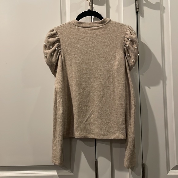 Zara Pearl Detail Sweater Size Small - Picture 9 of 11